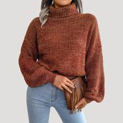 Women’s chunky knit oversized winter jumper