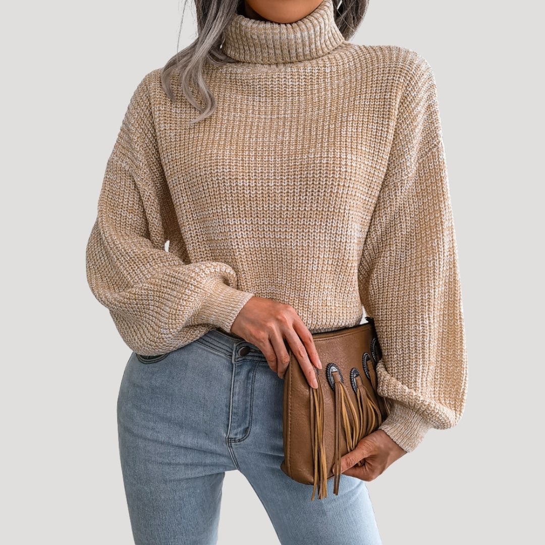 Women’s chunky knit oversized winter jumper