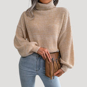 Women’s chunky knit oversized winter jumper
