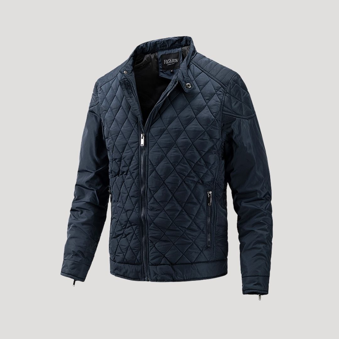 Men’s quilted waterproof winter jacket coat