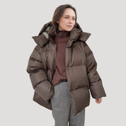 Oversized puffer coat