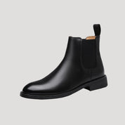 Men’s black ankle chelsea winter boots