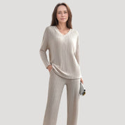 Cozy ribbed lounge set