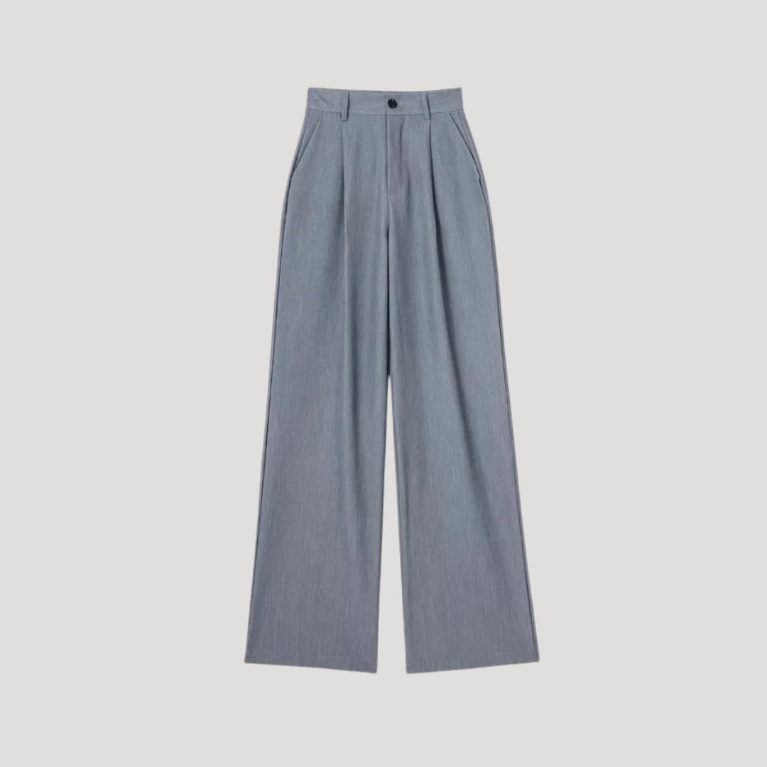 Women high-waist wide-leg trousers