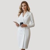 Women's tailored blazer dress lightweight spring style