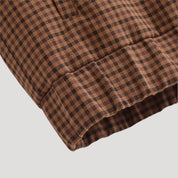Women’s lightweight checkered zip up casual spring jacket