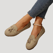 Women’s tassel slip ins – flat driving loafers