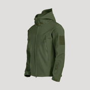 Men’s waterproof winter hooded softshell jacket