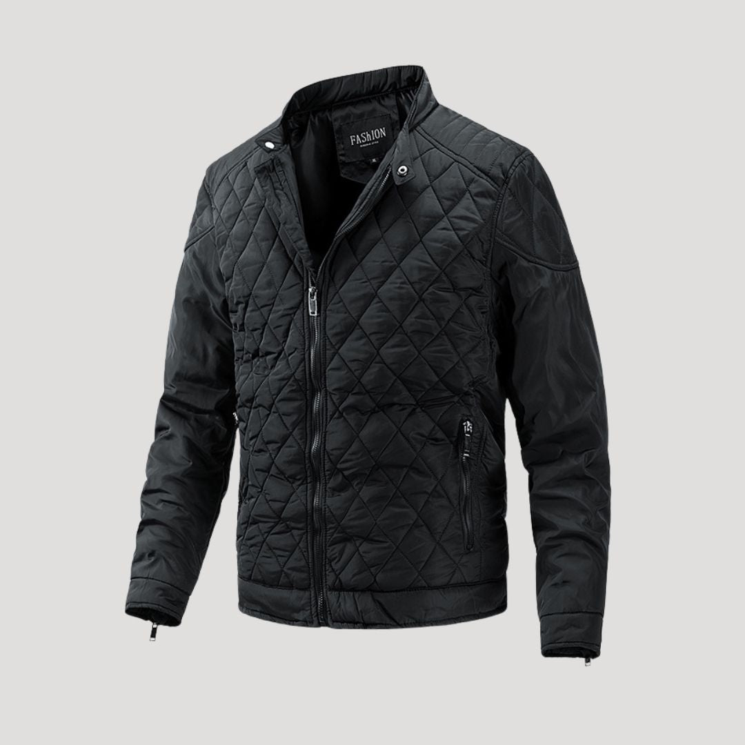 Men’s quilted waterproof winter jacket coat