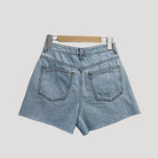 Women’s high waisted denim shorts ripped summer jean