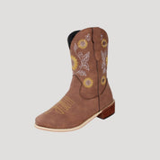 Women’s embroidered western ankle cowboy boots