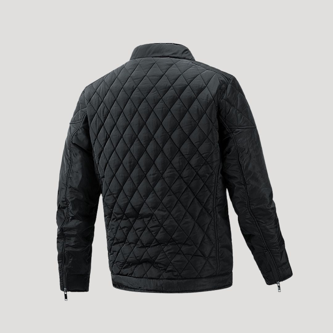 Men’s quilted waterproof winter jacket coat