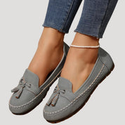 Women’s tassel slip ins – flat driving loafers
