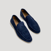 Men's suede slip on loafers – smart casual shoes