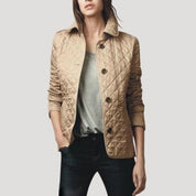 Women’s quilted lightweight padded spring jacket