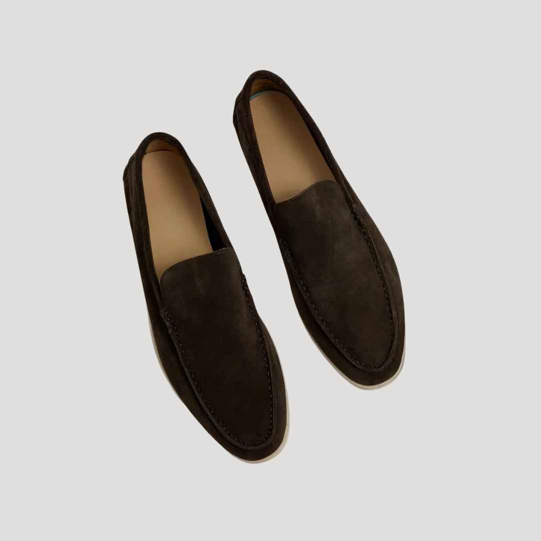 Men's suede slip on loafers – smart casual shoes