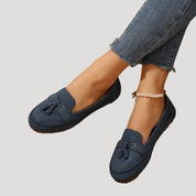 Women’s tassel slip ins – flat driving loafers