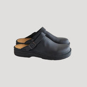 Men’s leather comfort slip on clogs