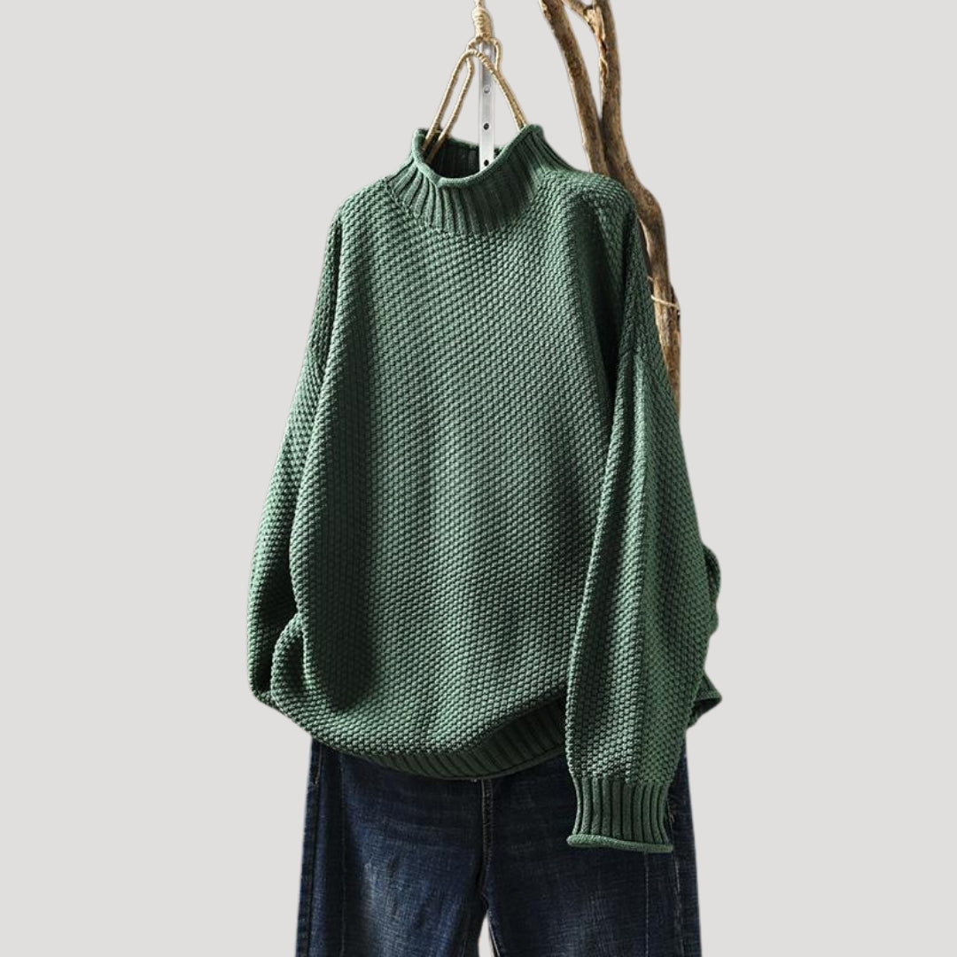 Women’s chunky knit jumper oversized winter sweater