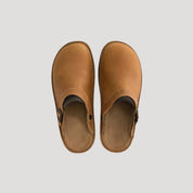 Men’s leather comfort slip on clogs