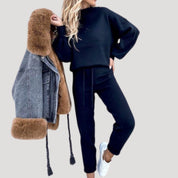 Women’s tracksuit set loungewear knitted co ord