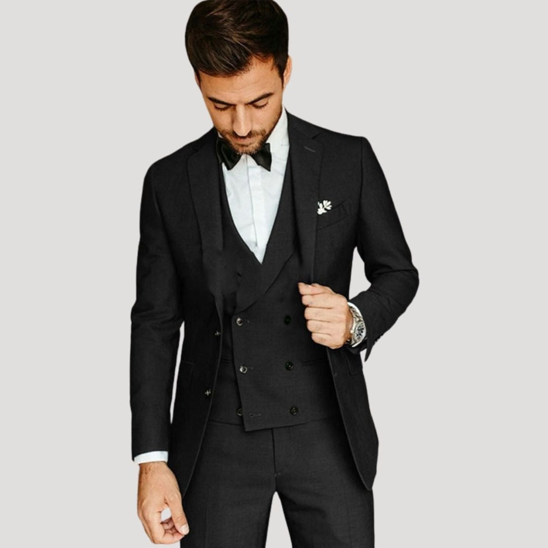 Men’s 3 piece wedding tuxedo suit for winter