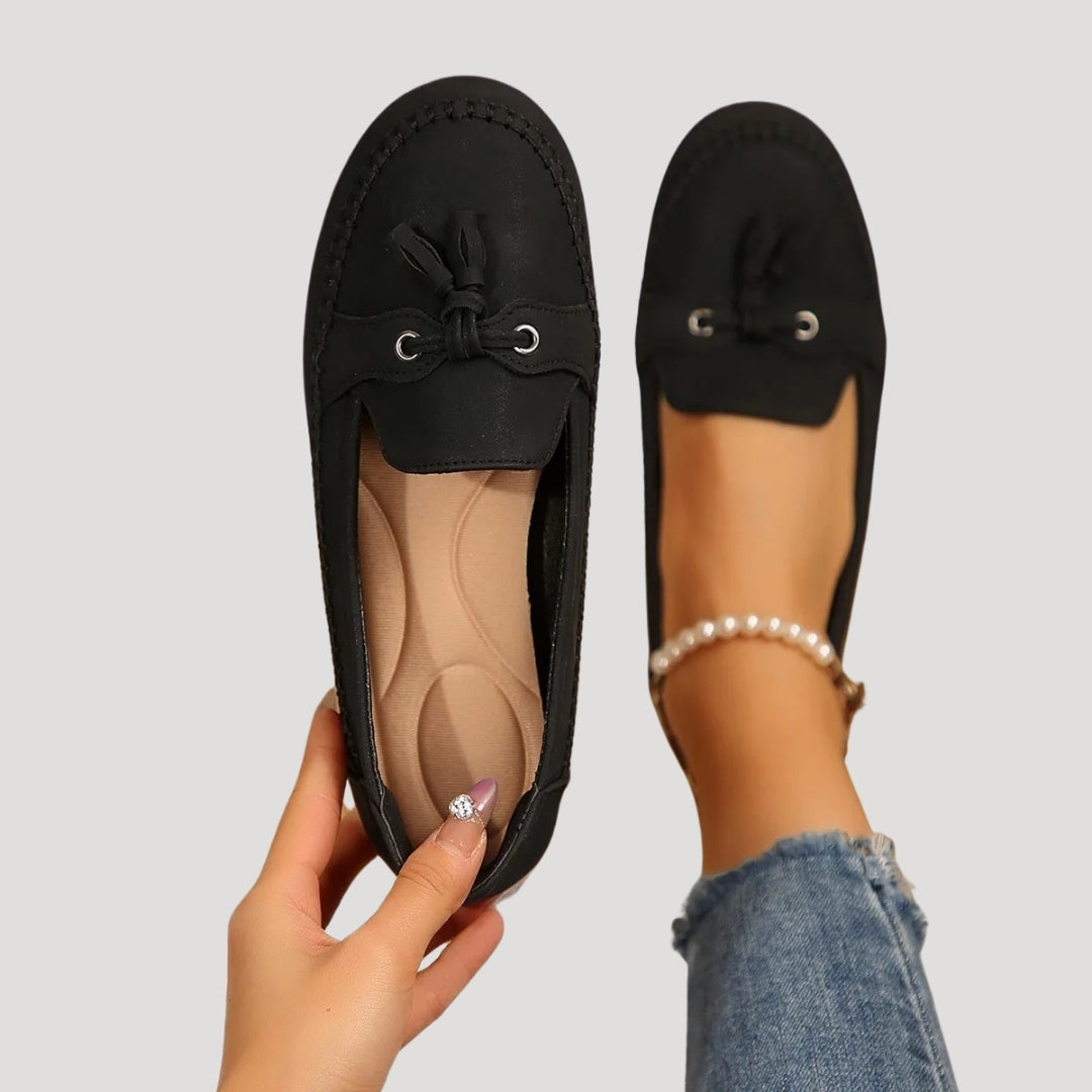 Women’s tassel slip ins – flat driving loafers