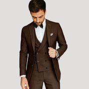 Men’s 3 piece wedding tuxedo suit for winter
