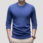 Men’s knitted jumper fine knit crew neck