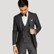Men’s 3 piece wedding tuxedo suit for winter