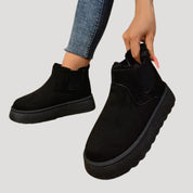 Women slip-on fur ankle boots