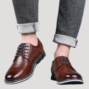 Men’s smart leather lace up brogues dress shoes