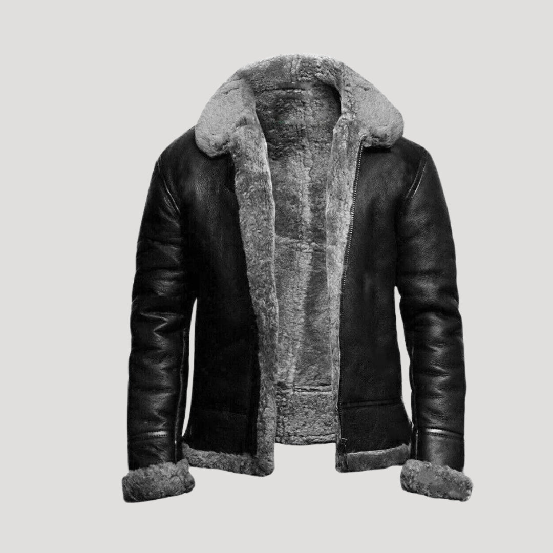 Shearling leather jacket