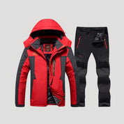 Men’s waterproof down winter ski coat set