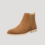Men’s black ankle chelsea winter boots