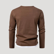 Men's casual long-sleeve tee