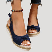 Women’s espadrille wedge sandals open toe