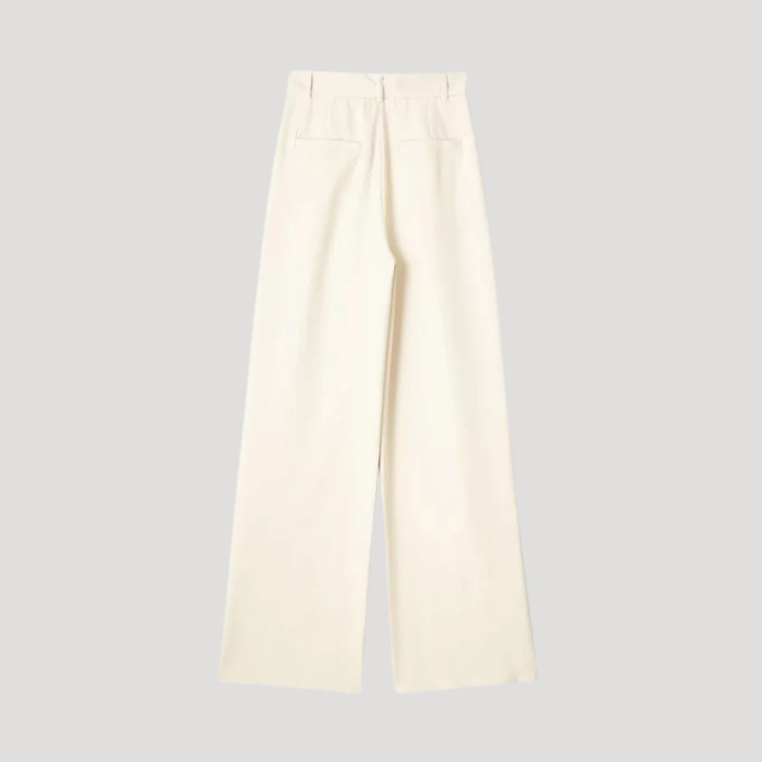 Women high-waist wide-leg trousers