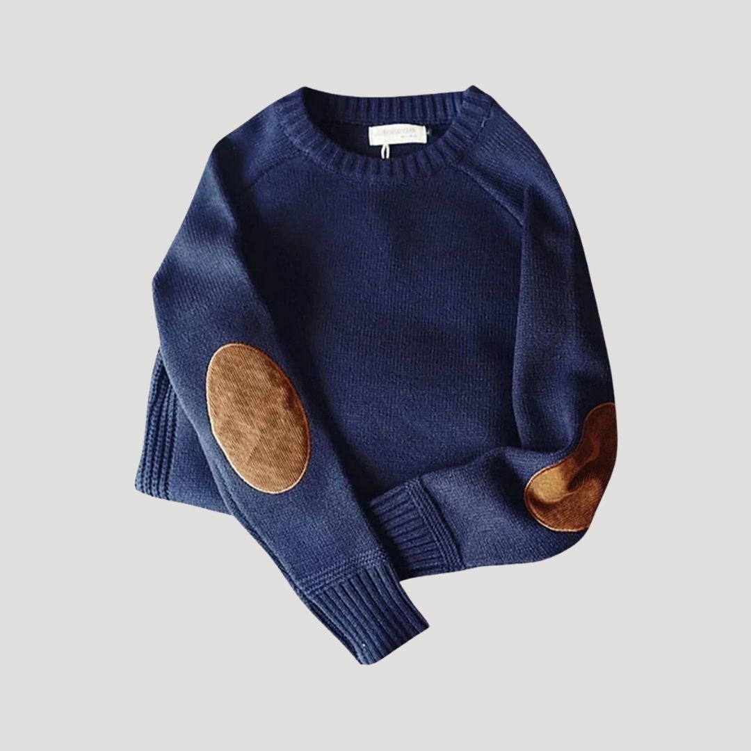 Men’s wool knit crew neck winter jumper