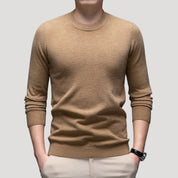 Men’s knitted jumper fine knit crew neck