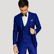 Men’s 3 piece wedding tuxedo suit for winter