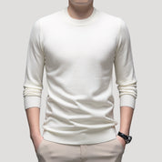 Men’s knitted jumper fine knit crew neck