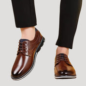 Men’s smart leather lace up brogues dress shoes