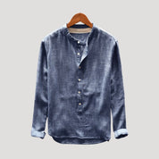 Men’s linen long sleeve shirt relaxed fit