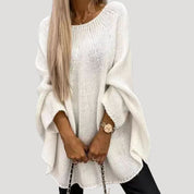 Women’s chunky knit oversized winter jumper
