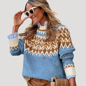 Women’s oversized knitted cosy winter jumper