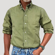 Men’s oxford work shirt – long sleeve button down