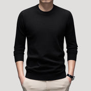 Men’s knitted jumper fine knit crew neck