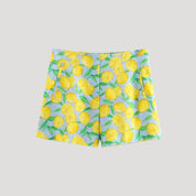 Lemon print two-piece summer set