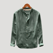 Men’s linen long sleeve shirt relaxed fit